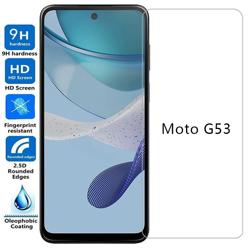 Защитная пленка для экрана Motorola Moto G53 Защитное закаленное стекло на motog53 motog g 53 53g 5g
