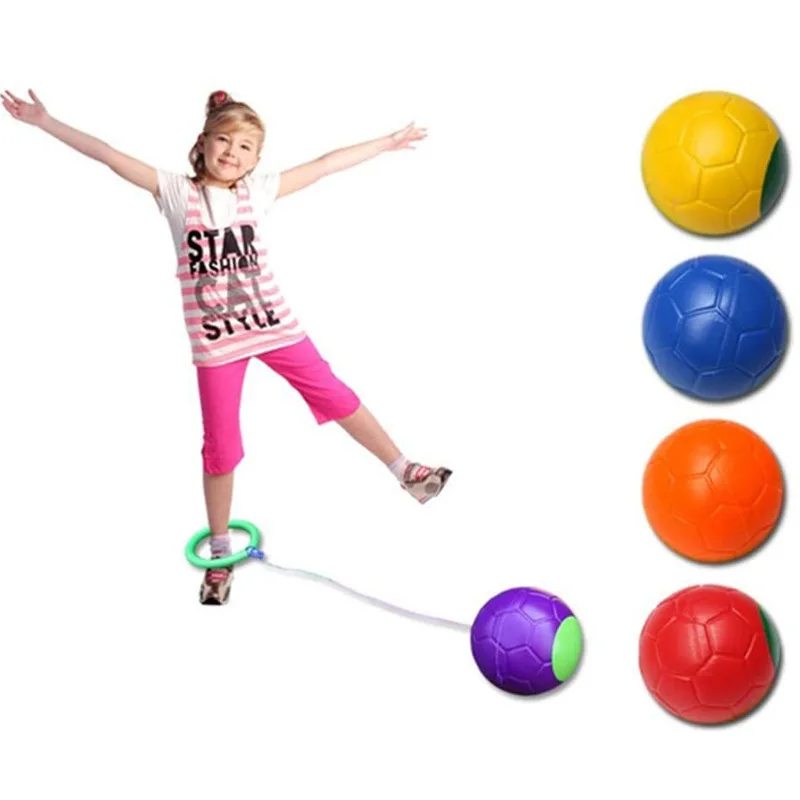 

1 шт., скакающий шар, забавная уличная игрушка, мяч, Классическая Игрушка для прыжков, тренировки, координация и баланс, хоп прыжок, игровая площадка, игрушечный мяч