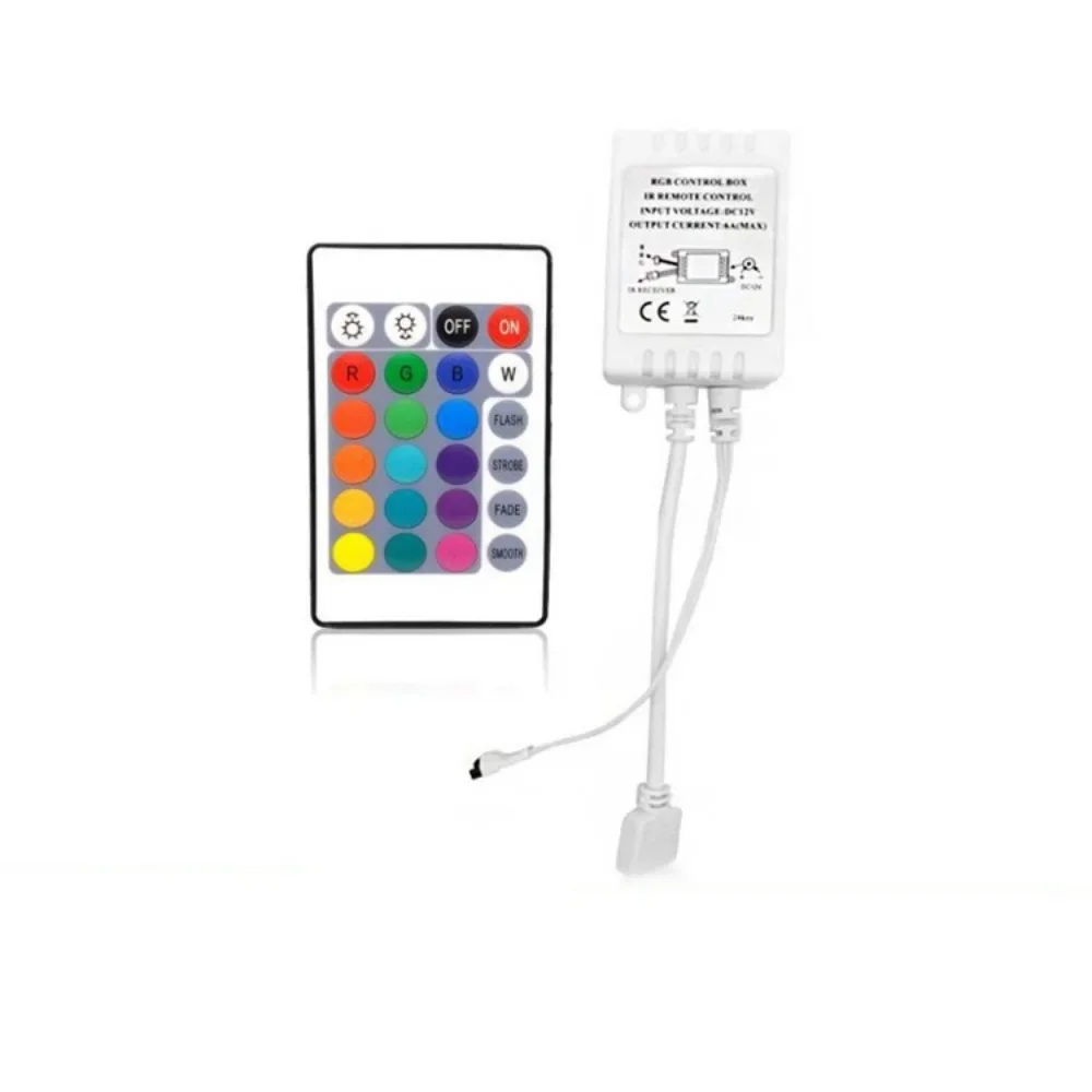 

RGB контроллер для светодиодной ленты SAGE LU MEI 24KEY