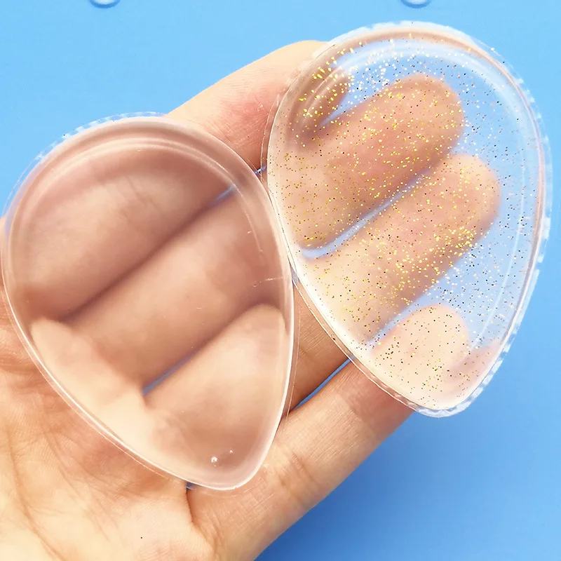 

3D Transparent Powder Puff Silicone Powder Easy Makeup Tools Wet Powder Puff Leaves Drop type Shapes