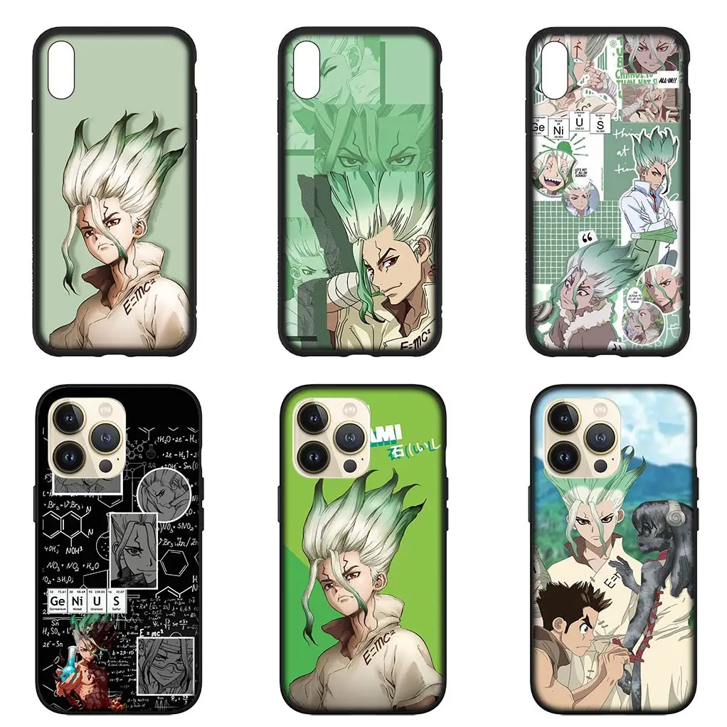 Чехол для телефона с изображением аниме Dr Stone Ishigami Senkuu Apple iPhone 16 11 Pro XS Max X XR 6 7 8 6S Plus +