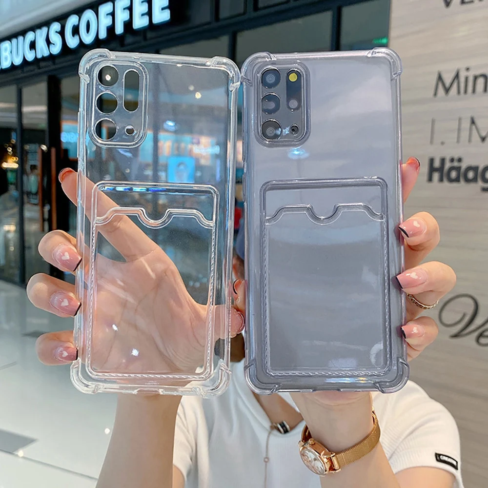 Мягкий прозрачный чехол-бумажник для Xiaomi Redmi Note 9 10 11 Pro 9S 11S 10S 9C Nfc 9A Mi Lite NE 5G Poco X3 M3