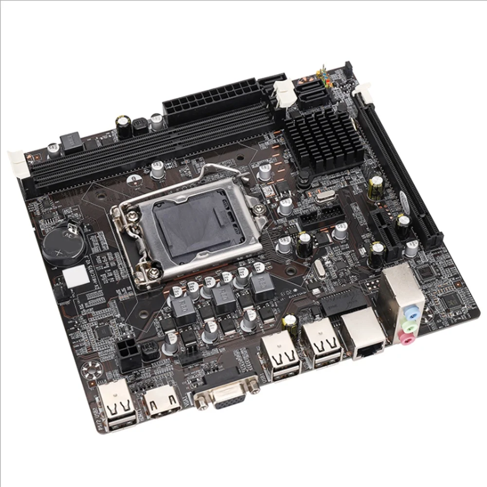 Материнская плата H61 LGA 1155 DDR3 память 16 гб Micro-ATX десктопная материнская для LGA1155 Socket