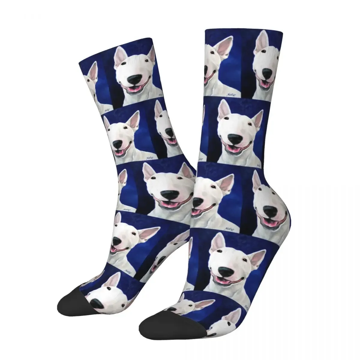 Носки Bull Terrier безусловные поглощающие пот в стиле Харадзюку всесезонные длинные