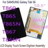 aaa 10 5 for samsung galaxy tab s6 t860 t865 t865n t867 t866n 2019 sm t860 sm t865 lcd display touch screen digitizer assembly
