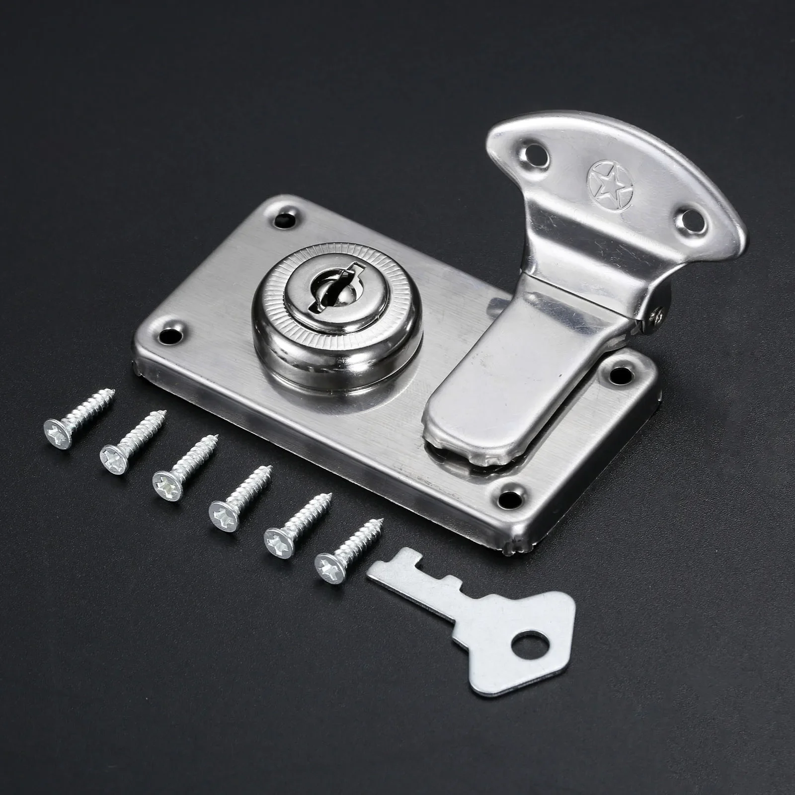 

Винтажный замок серебристый 73*41 мм