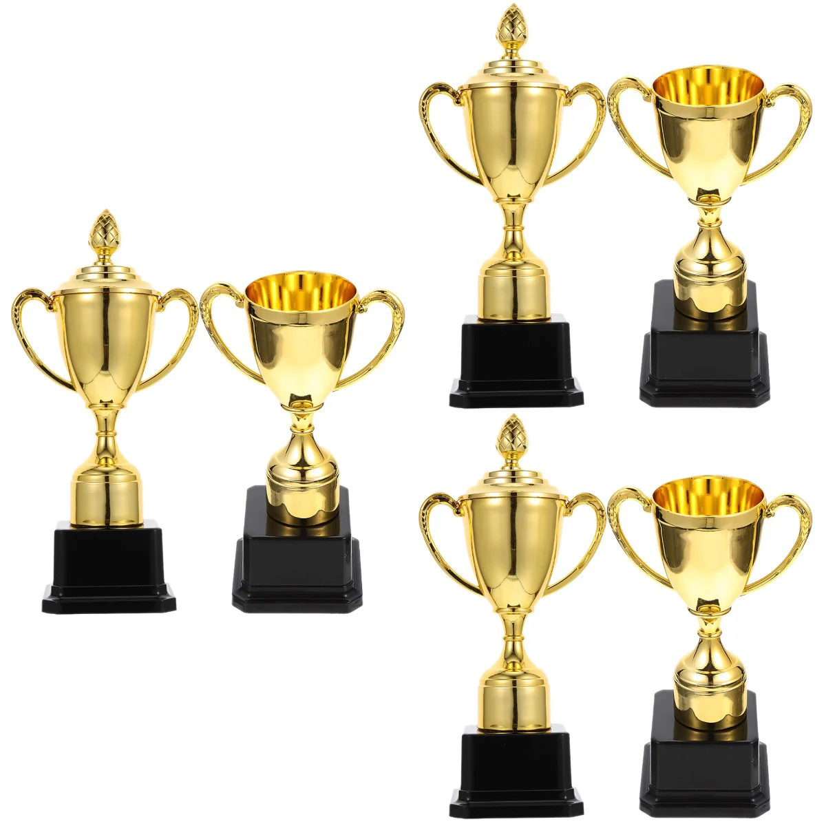 

6 pcs For Kids School Trophy Cup For Kids Miniature Champions Trophy for Kids Competition Kindergarten Party