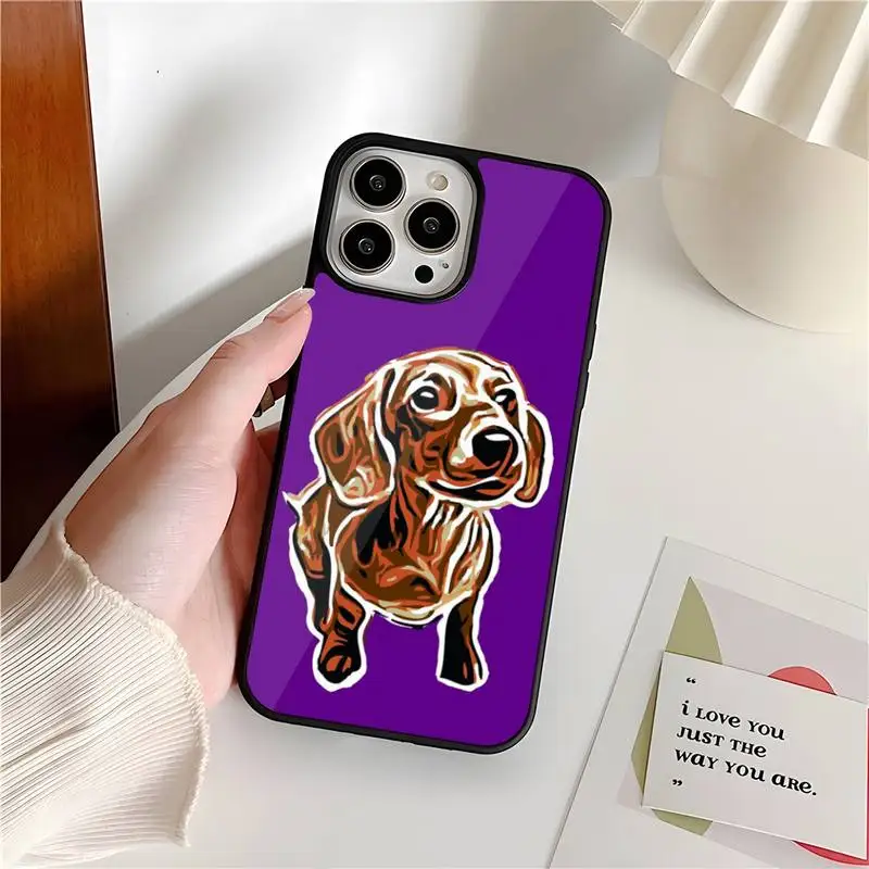 Чехол для телефона с собакой таксы Samsung S22 S7 S8 S9 S10 S20 S30 ULTRA Edge Plus Note 5 7 8 9 10 20 Pro