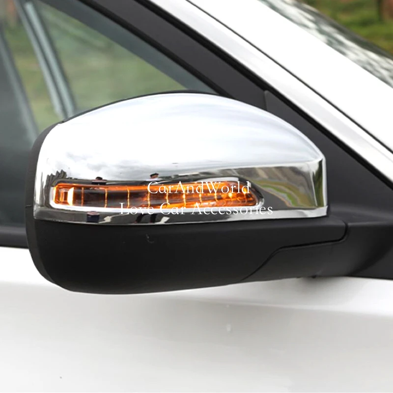 ABS хром зеркальная защита от дождя для бровей защитная крышка Аксессуары