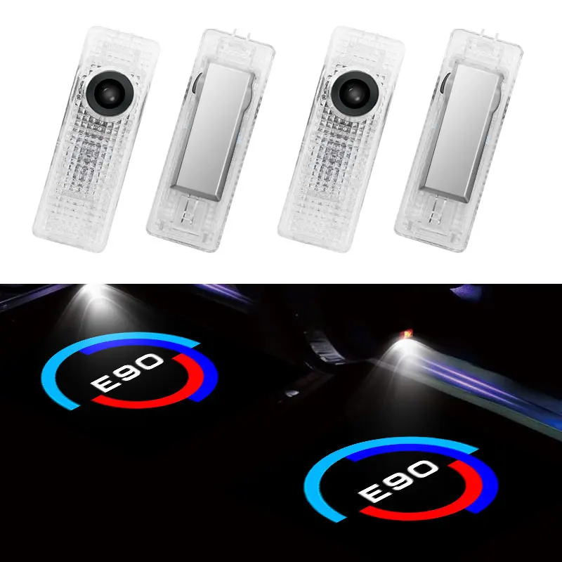 

2 Pieces Led welcome light Auto HD Projector Lamp For BMW 3 Series E90 Models Car Door Light Automobile External Accessories