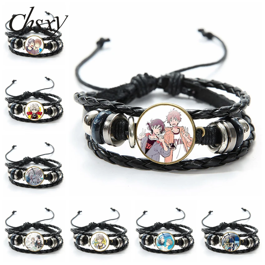 Кожаный браслет с аниме морской тематикой Umibe No Etranger шармами для пар Хашимото
