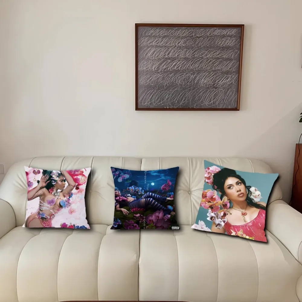 Singer K-Kali U-Uchis O-Orquideas наволочка для гостиной акцент диван поддержка спины