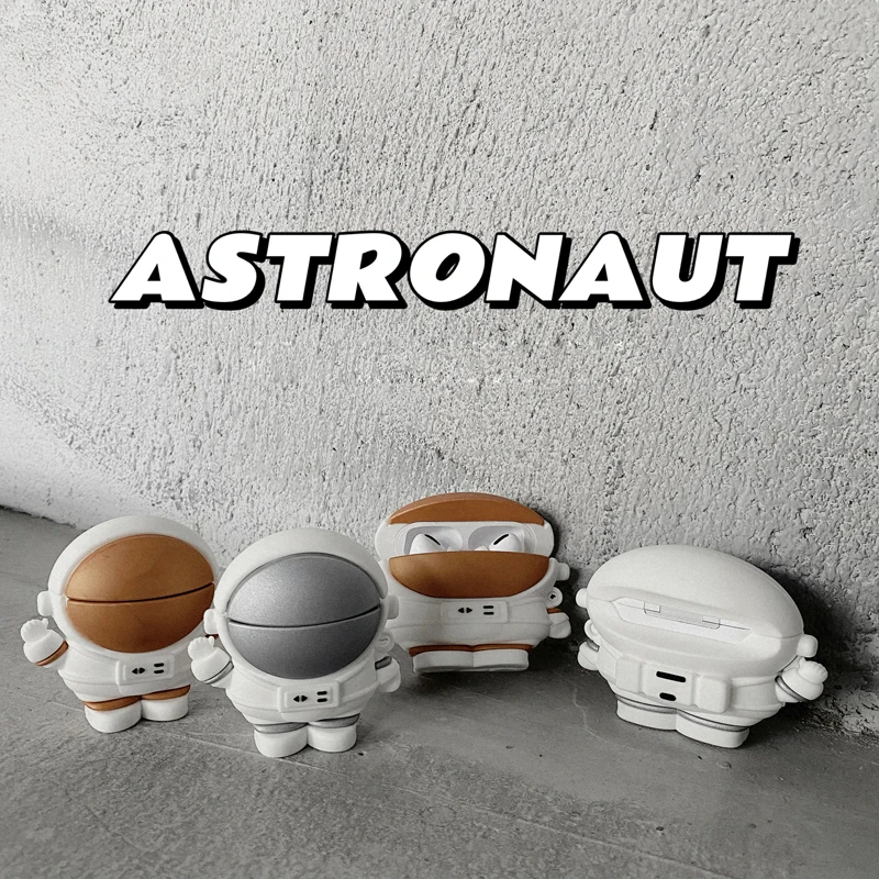 

Cute Astronaut Silicone Case for Apple Airpods 1 2 3 Cover for AirPods Pro Case Earphone Protective for Airpod Air Pods Shell