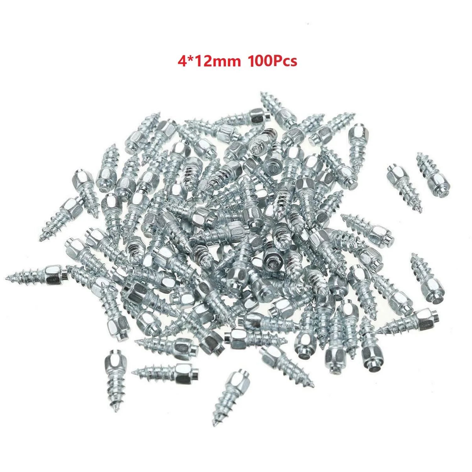 100 шт., шпильки для автомобильных шин, противоскользящие винты, гвозди, авто, мотоцикл, велосипед, грузовик, внедорожные шипы, анти-ледовые шипы, зимняя обувь, шипы для подошвы