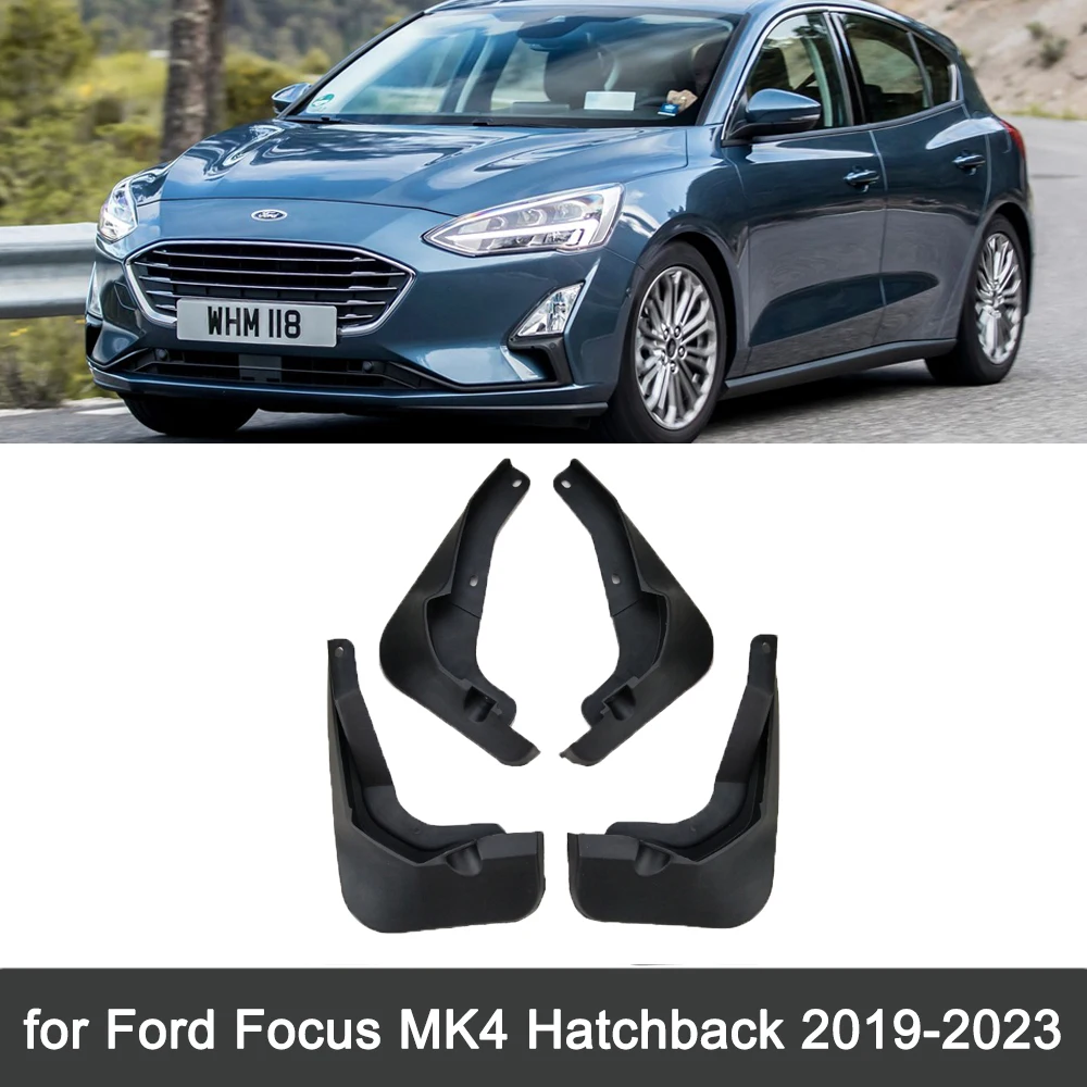

Брызговики для Ford Focus Hatchback 2019 2020 2021 2022 2023, брызговики, крылья, переднее заднее колесо, 4 шт., аксессуары