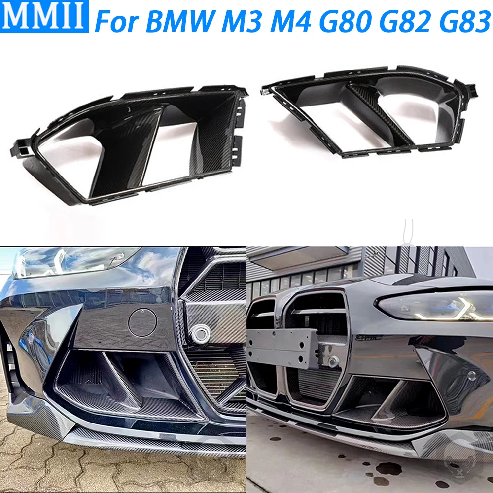 

Передний бампер из углеродного волокна для BMW M3 M4 G80 G82 G83 2019-2022