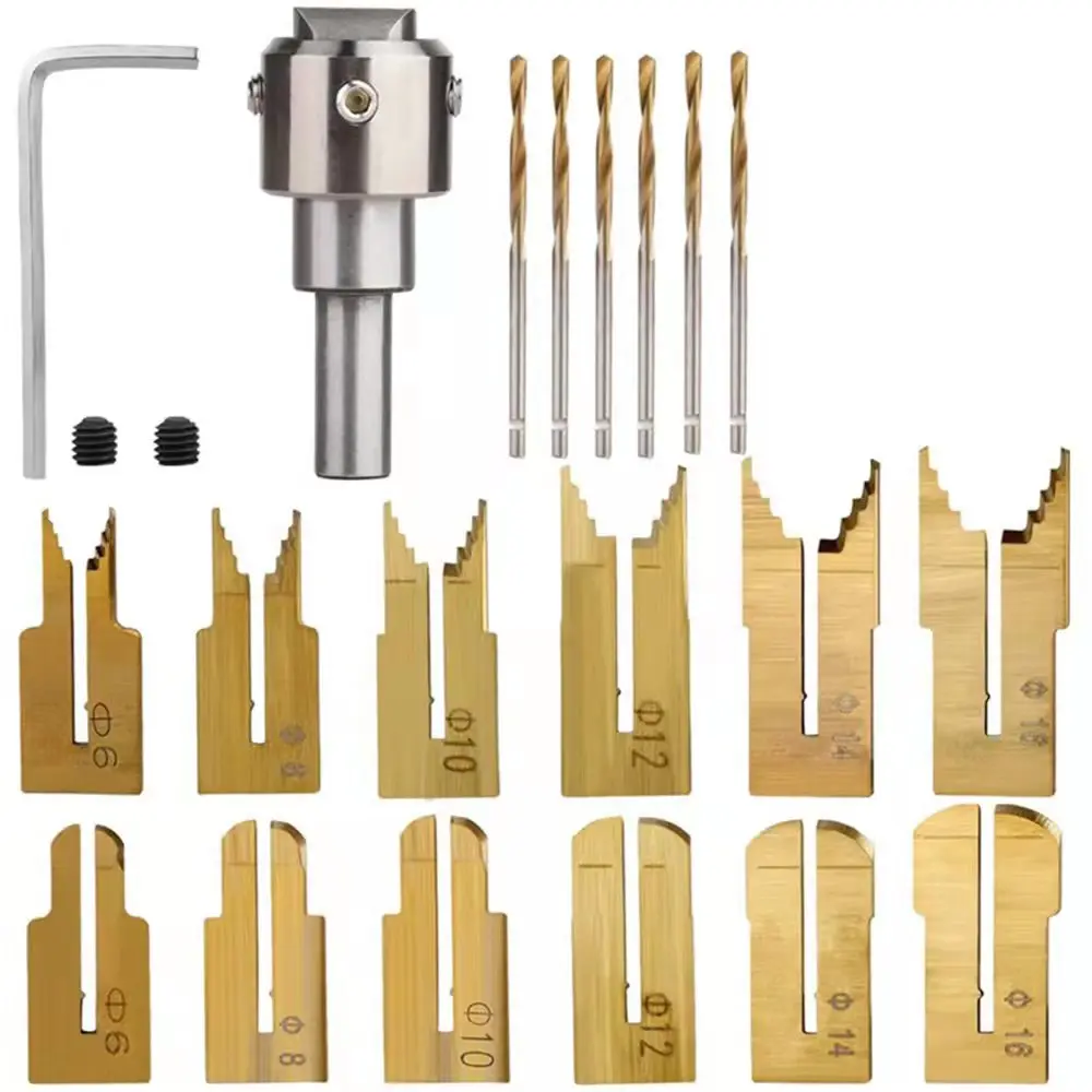 

Деревянное сверло, деревообрабатывающий инструмент для бусин, деревообрабатывающий Фрезерный резак, лезвие для литья, инструменты для изготовления 4-слойных бусин, деревянные бусины