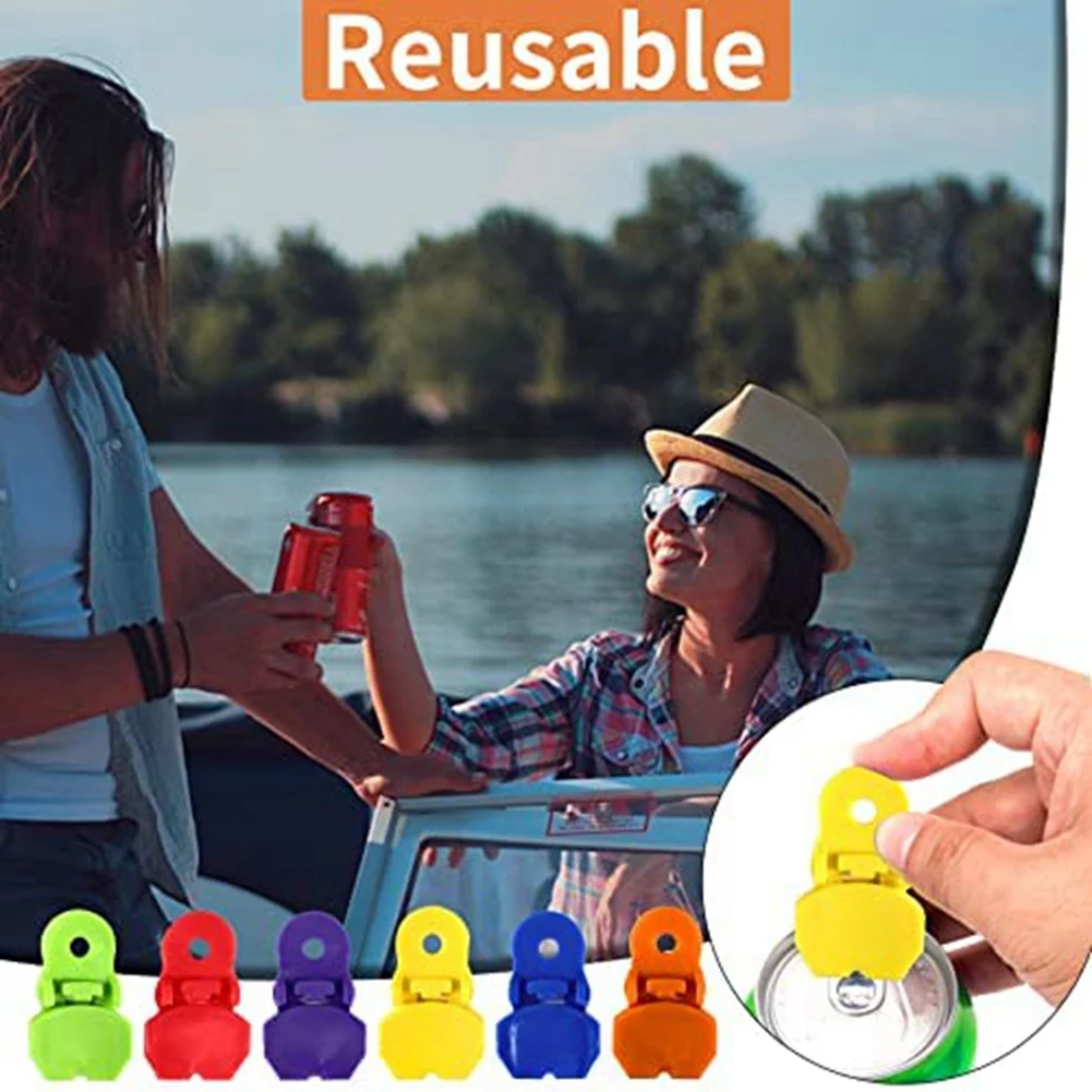 6-компонентные цветные ручные легкие открывалки для консервных банок