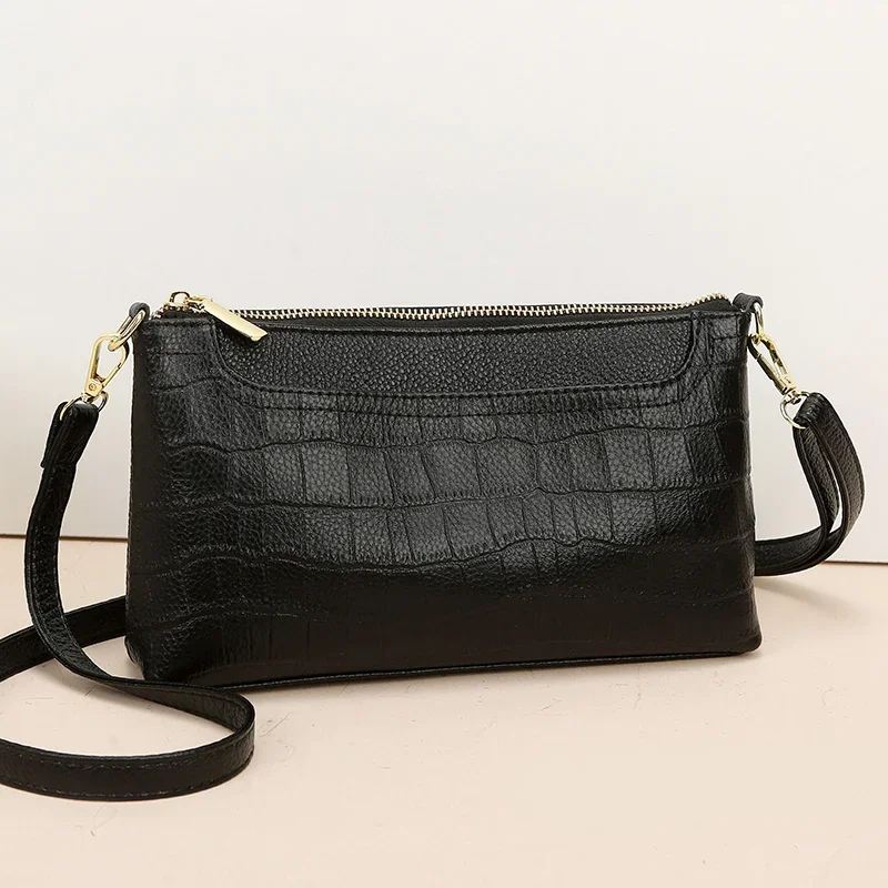 Брендовая сумка через плечо из 100% натуральной кожи женская высокого качества