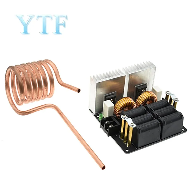 Высокочастотный индукционный нагревательный модуль 1 кВт с низким ZVS 12-48 в 20 А 1000 Вт