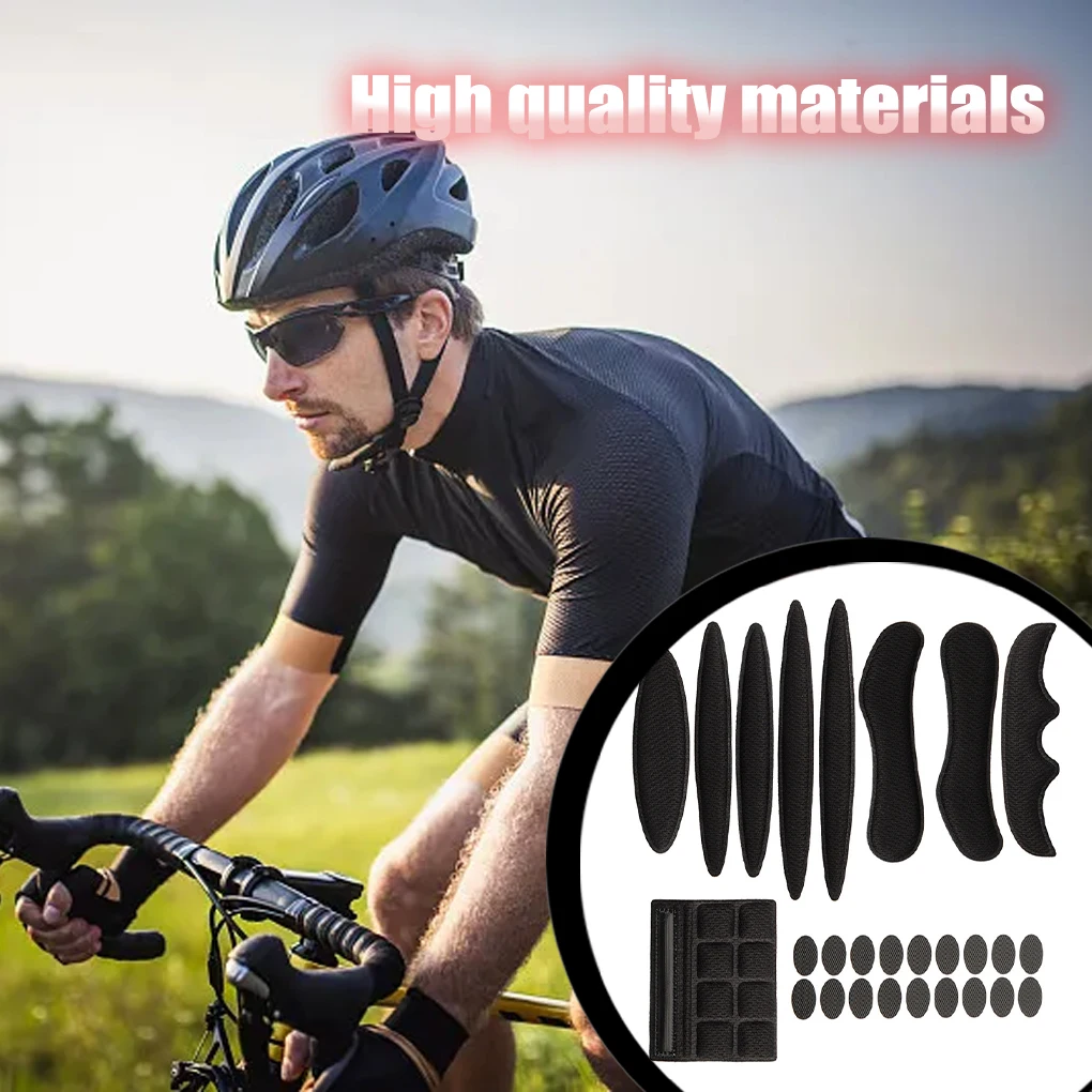 

2/3/5 Comfortable And Breathable Motorcycle Helmet Accessories For Enhanced Performance Durable Helmet Pad black