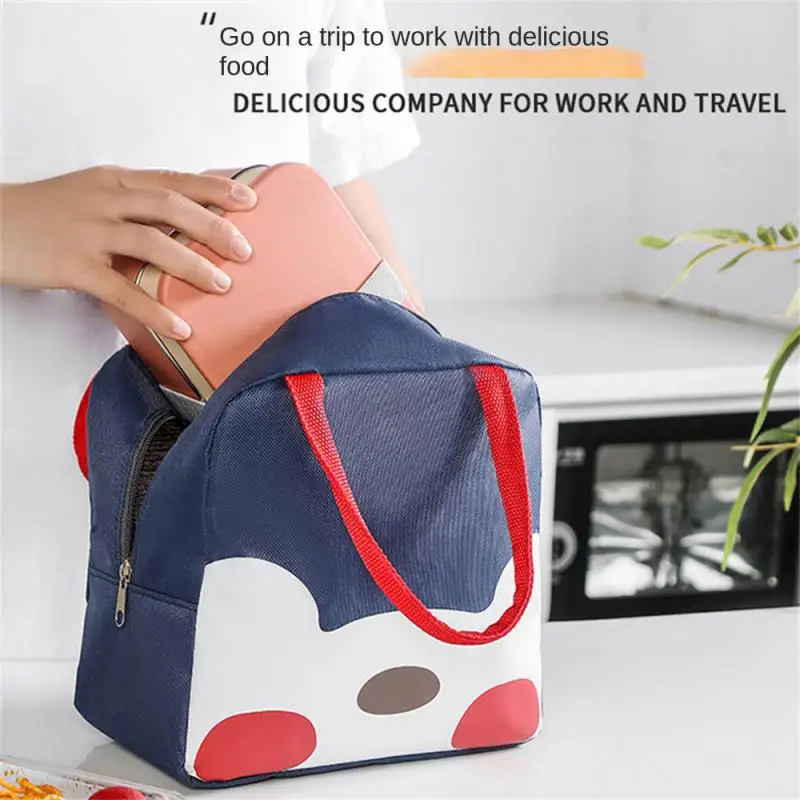 

Cartoon Lunch Box Bag Portable Student Meal Bag Aluminum Foil Insulation Bag Refrigerator Bag Camping Lunch Bag Office Worker
