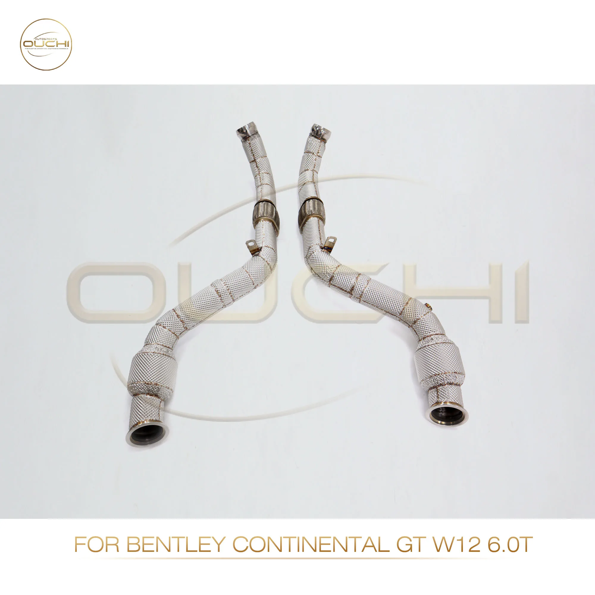 Выхлопная система OUCHI из нержавеющей стали выхлопная труба для Bentley Continental GT W12 6 0 T