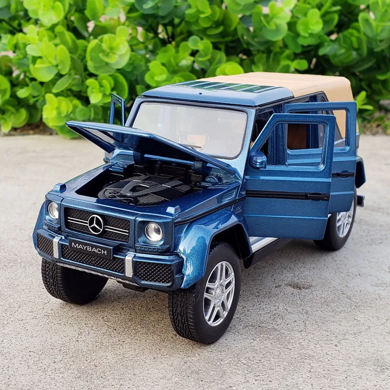 

1:32 Die Cast Models Cars Electronic Vocal scale models automobiles Alloy Vehicle gld3 Coche Toys for Children Benz G650 SUV