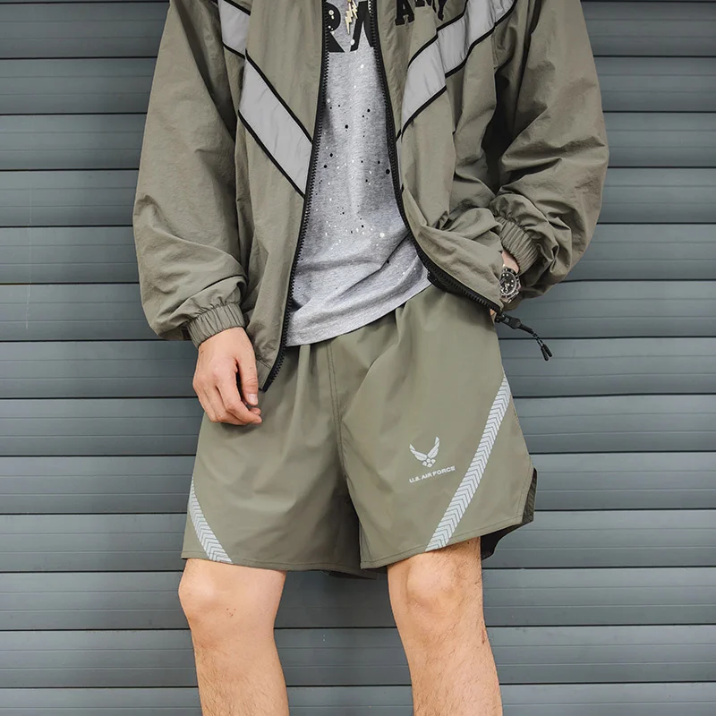 

Бриджи мужские ретро в полоску, дышащая повседневная спортивная одежда для тренировок IPFU, брюки для бега, Классические бордшорты