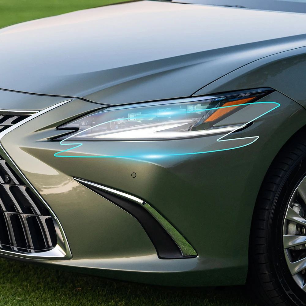 KUNGKIC ТПУ автомобильная фара пленка для Lexus ES 250 300H 350 2019-2023 прозрачный комплект