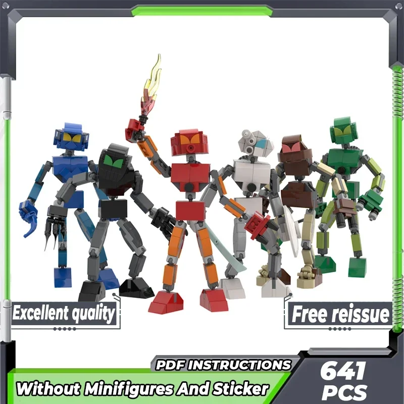 Модель биохимической лаборатории Moc строительные кирпичи бионический робот