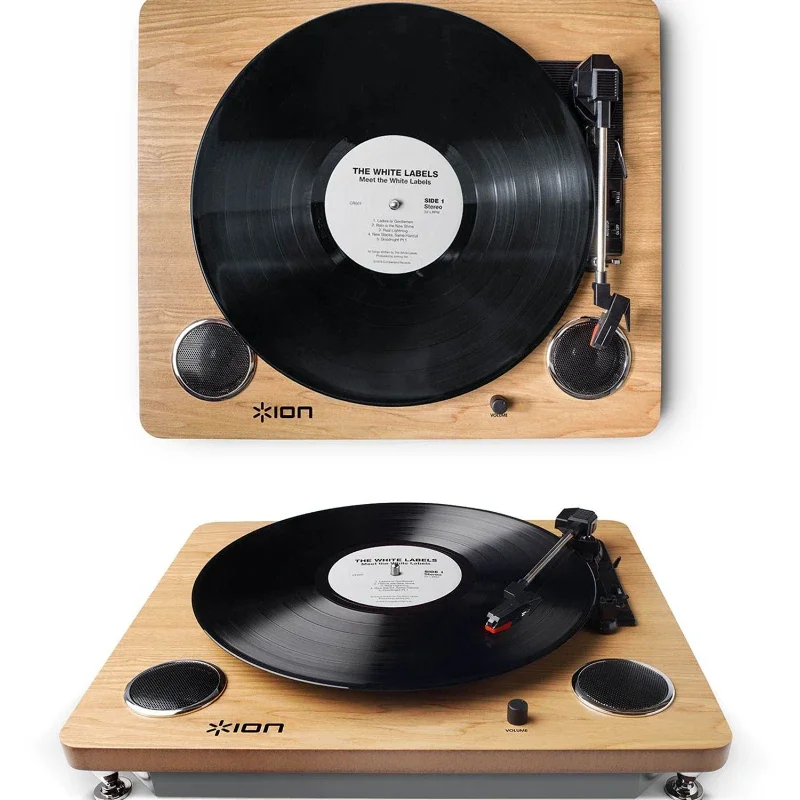 Ионный архив/MAX LP Log Wind Home Виниловый фонограф Орнамент поставляется с аудио Plug and