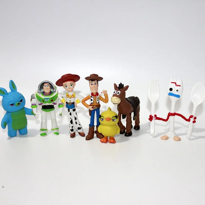 Фигурки героев мультфильма История игрушек 4 Disney игрушки Вуди Джесси Базз