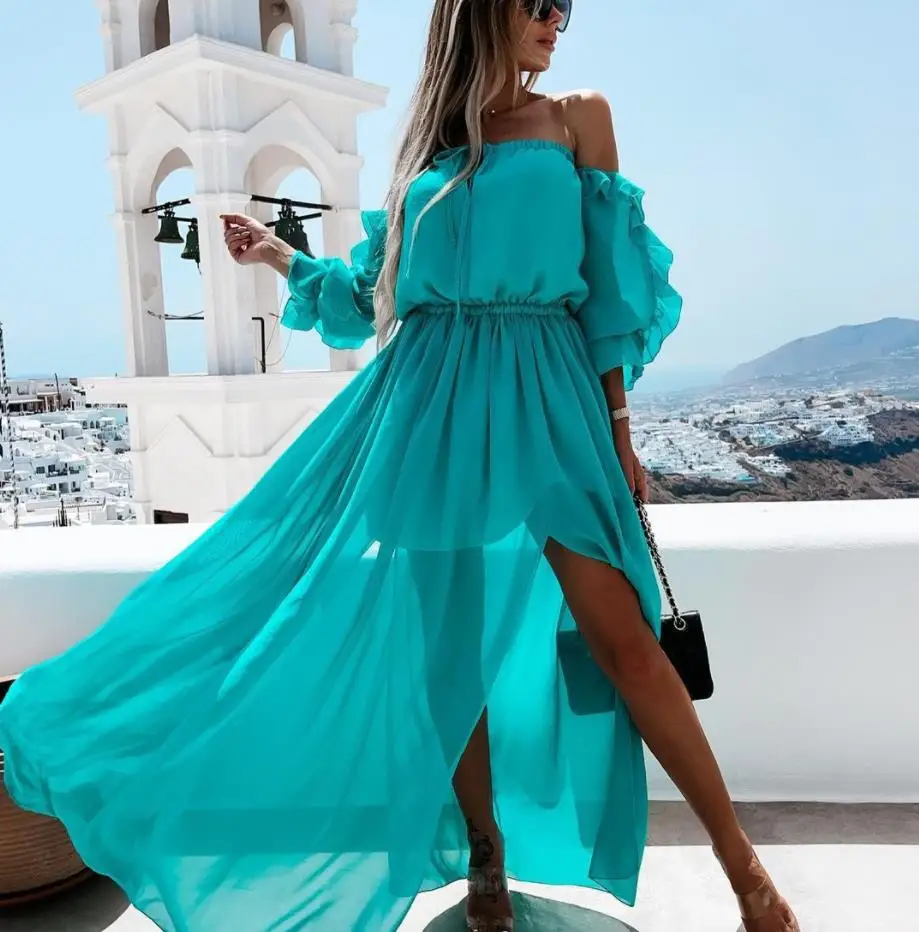 

Women Beach Chiffon Dress Bikini Cover-Ups