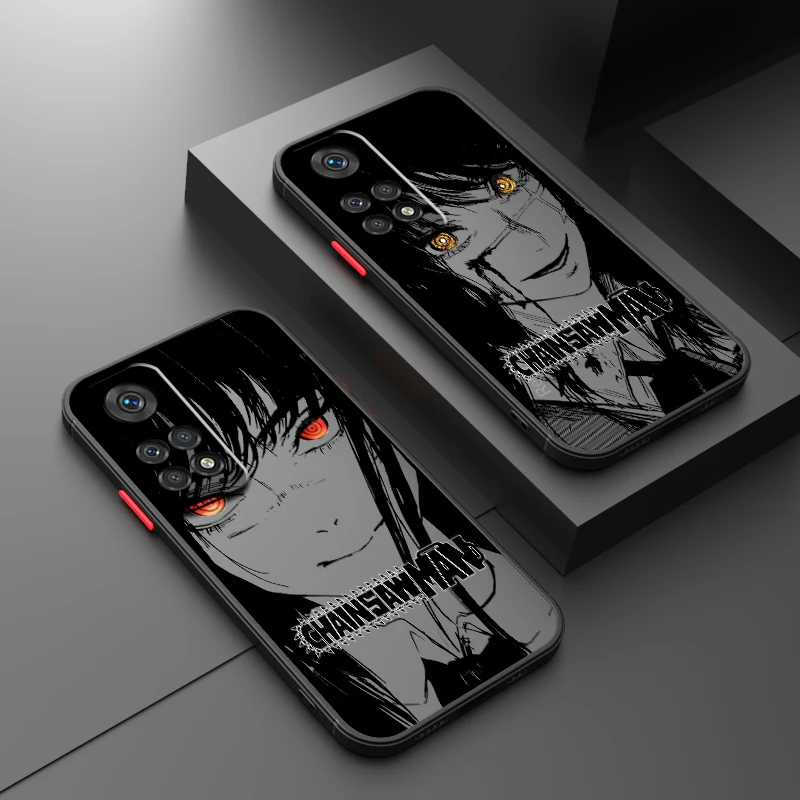 Аниме бензопила мужчины комиксы девушка матовый полупрозрачный для Redmi 8 8A 9A 9C 9AT 9