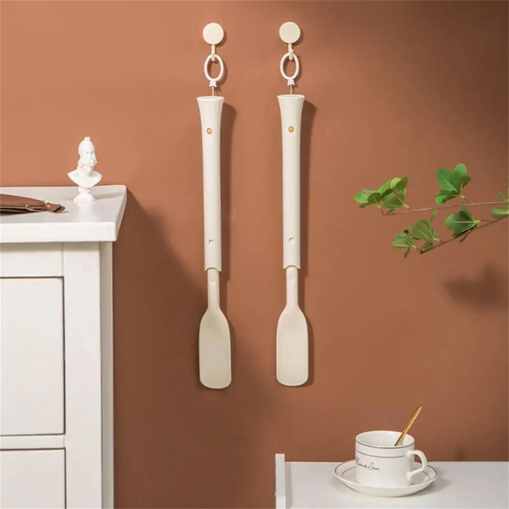 

Wall Hanging Shoe Accessories Hanging Ring Design Easily Wear Shoes And Lift Shoes Shoe Puller Retractable Horn For Shoes