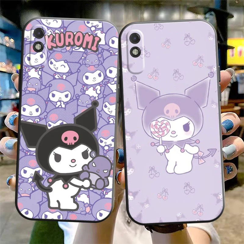 

Hello Kitty Cute Phone Case For Xiaomi Redmi 9 9i 9AT 9T 9A 9C 10 Note 9 9T 9S 10 10 Pro 10S 10 5G Funda Carcasa Back Black