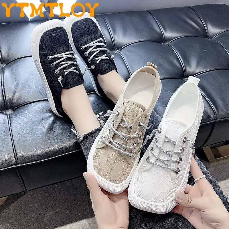 

Ugly Cute Mango Head Two Wear Small White Shoes Women's 2022 Summer New Korean Version Square Toe Flat Shoes All-match Casual