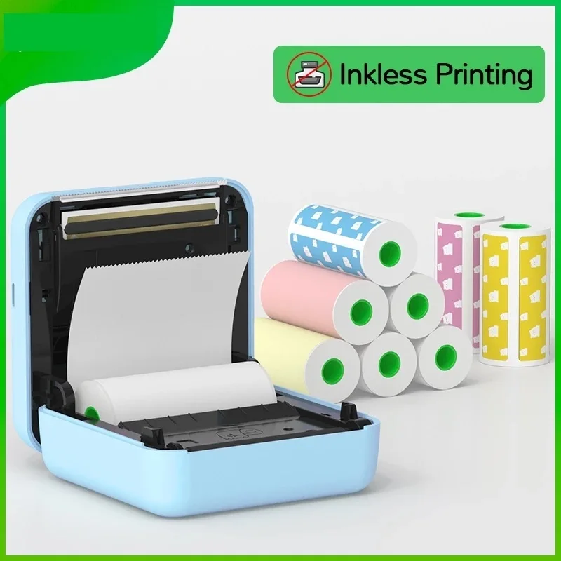 

2022 Portable Thermal Bluetooth Printer Mini Photo Pictures For Mobile Android IOS Phone 58mm Pocket Machine A6