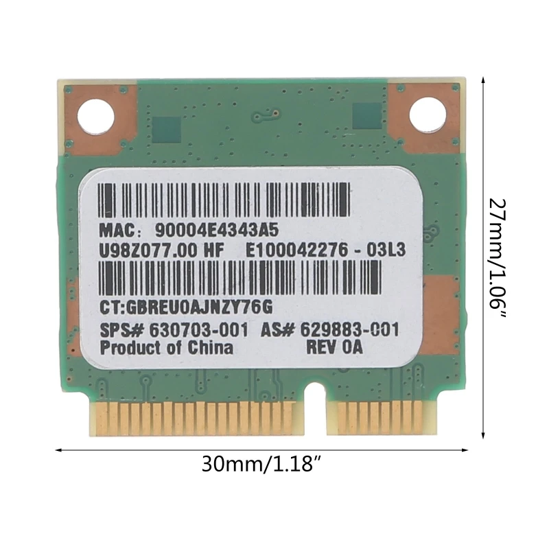 Замена Ralink для ноутбука 630703-001 RT5390 Half Mini Pcie WLAN Беспроводная Wi-Fi карта Модуль