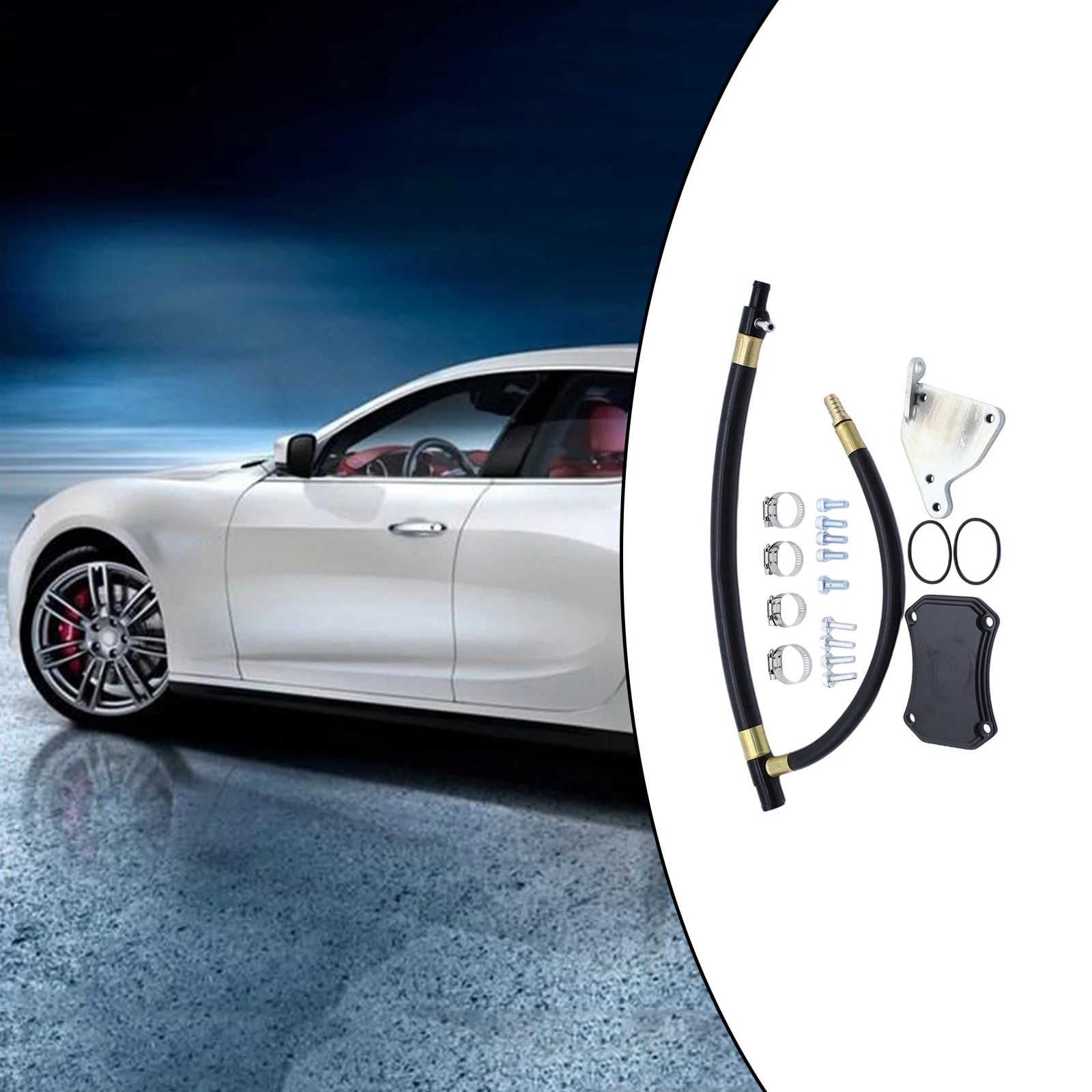 Zestaw chłodnicy zaworów aluminiowe części pojazdu tworzywo sztuczne narzędzia do naprawy wnętrza zestaw filtrów płynu chłodzącego 2500