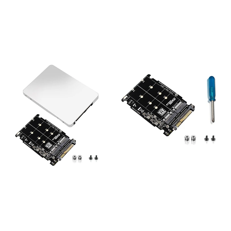 

NEW-M.2 SSD To U.2 Adapter 2In1 M.2 Nvme And SATA-Bus NGFF SSD To PCI-E U.2 SFF-8639 Adapter Pcie M2 Converter