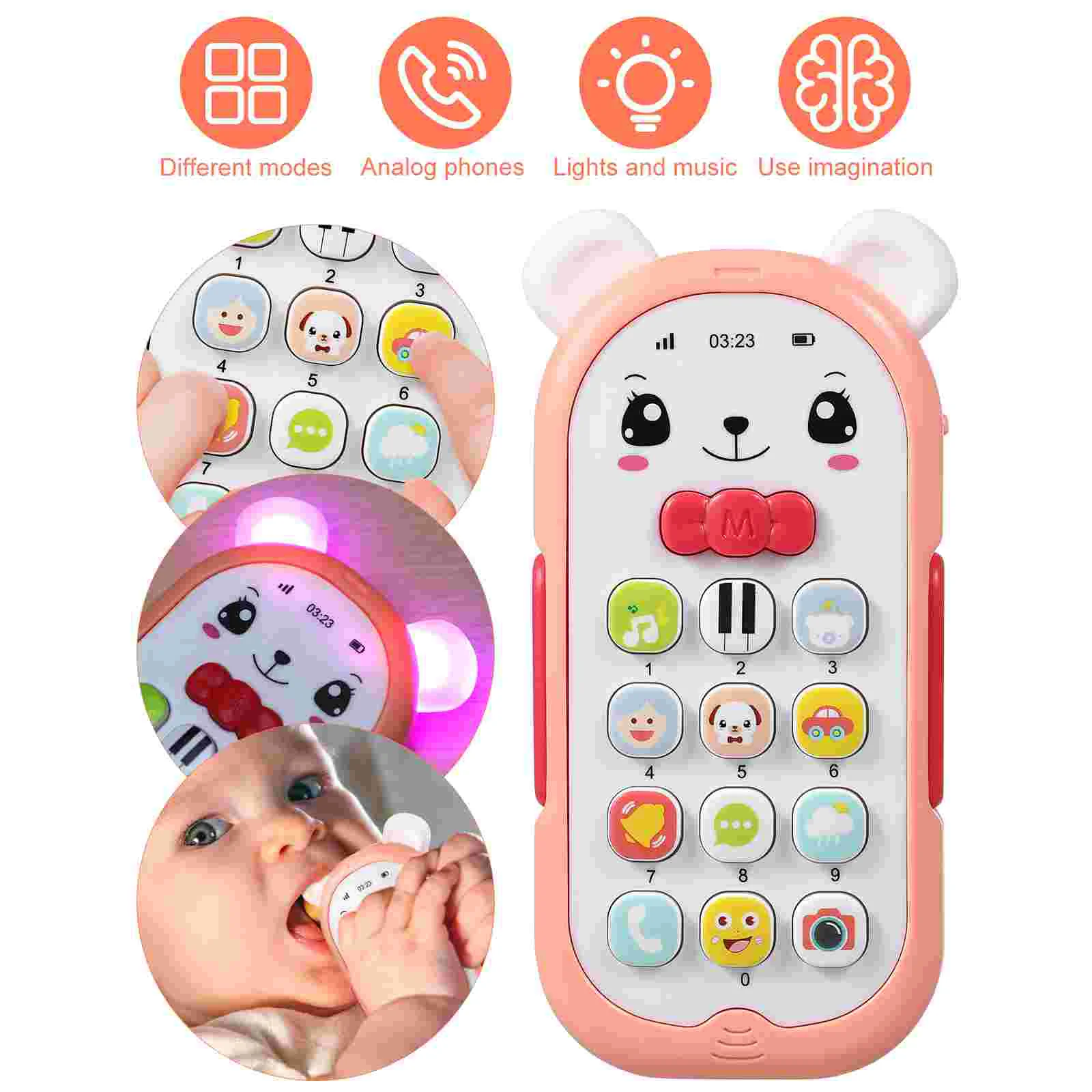 

Детские игрушки, детские игрушки, детская музыка, электронный Abs, 6 месяцев, 3