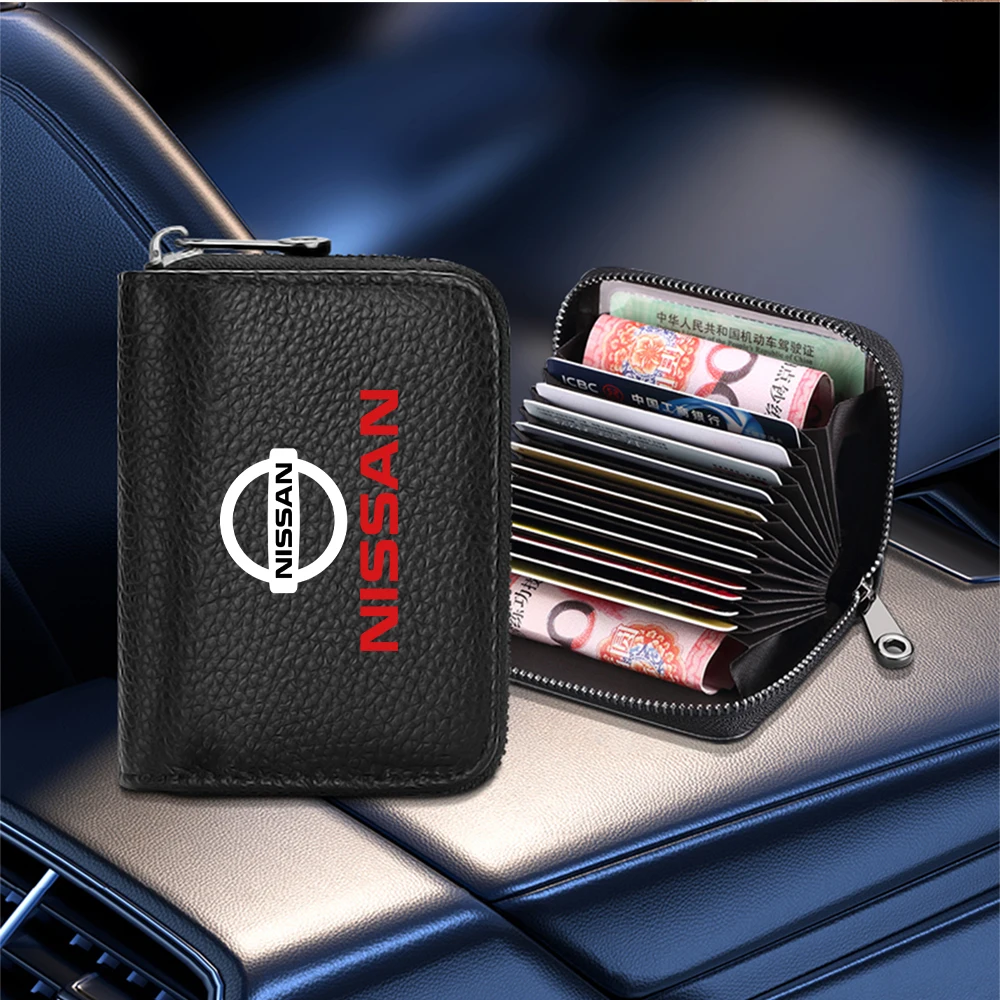 Кожаная сумка для ключей многофункциональная автомобильная держатель карт