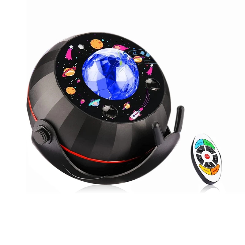 

Star Projector,4 In1 Galaxy Projector Night Light For Bedroom, Bluetooth Speaker And Voice Control,For Kids Room/Home