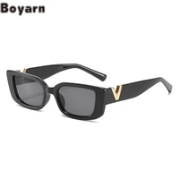 boyarn 2022 new box sunglasses steampunk fashion v shaped net red same glasses personality ins trend sunglasses women