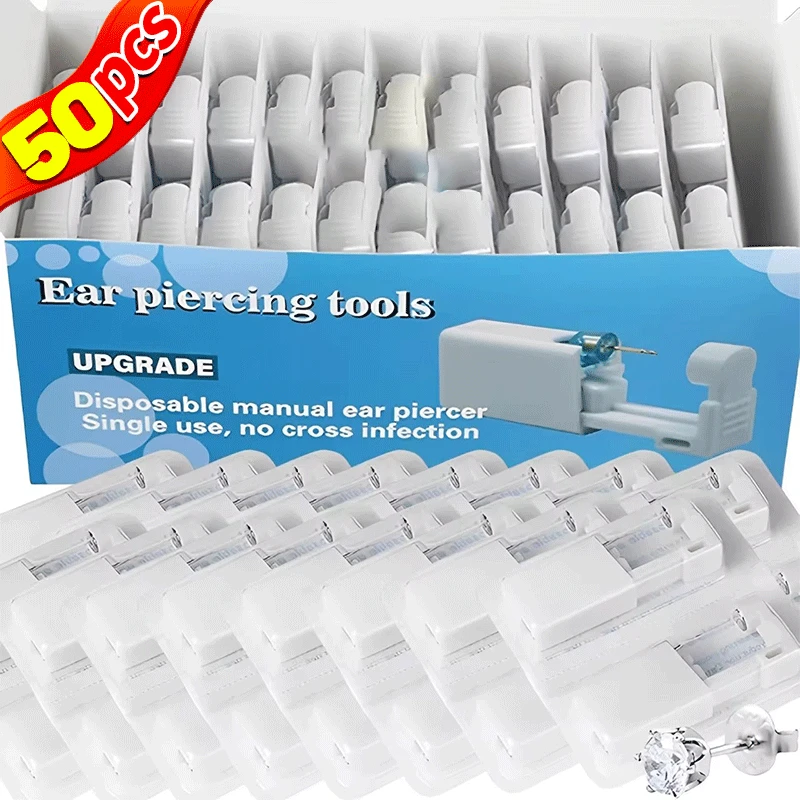 Пистолет Для Пирсинга Ушей одноразовый дезинфекция безопасные серьги-гвоздики