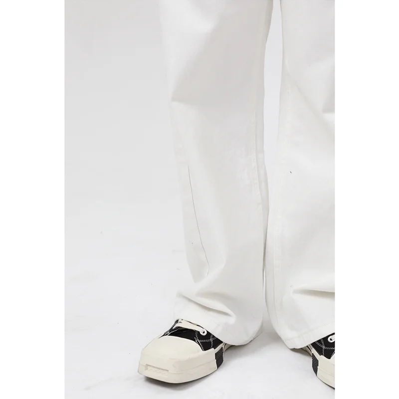 Men's Wear 2022 New Port Breeze Recreational Comfortable Black Jeans Loose Temperament Versatile Wide Leg Trousers Autumn Female