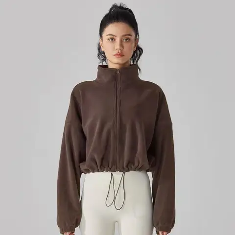 Женская флисовая куртка zuolunouba