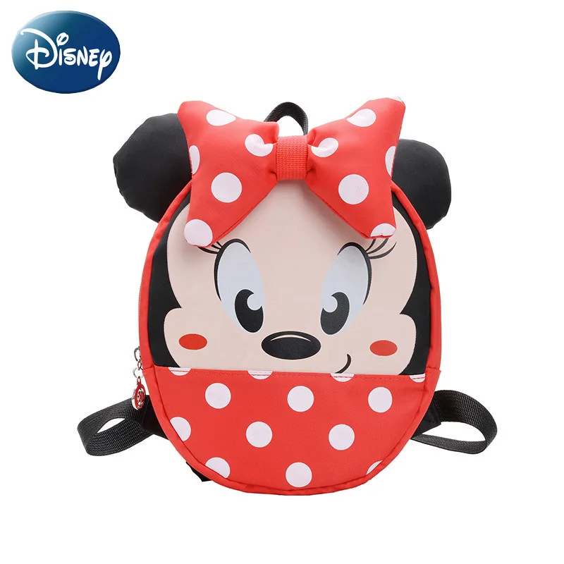 

Disney New Cartoon Backpack For Baby Boys Girls Minnie Mickey Mouse Children Lovely Schoolbag Kindergarten Schoolbag Kids Gift